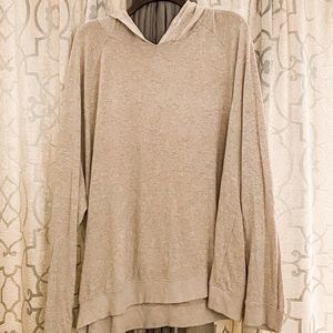 Tan over sized sweatshirt